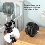 Ventilador Portátil con Luz Recargable USB Momcozy