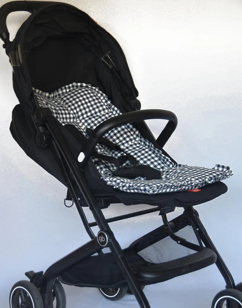 Protector acolchado para Coche Vichy Azul Baby Mattress