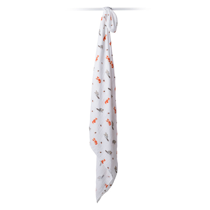 Swaddle Forest Friends Floral Lulujo
