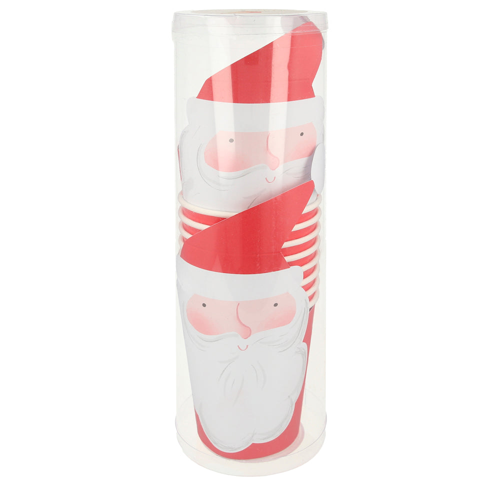 Vasos con funda Santa acuarela Meri Meri