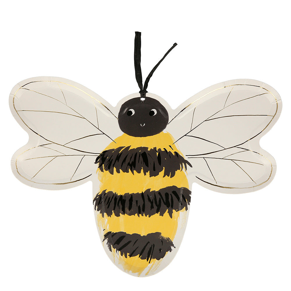 Platos con forma de Abeja Meri Meri