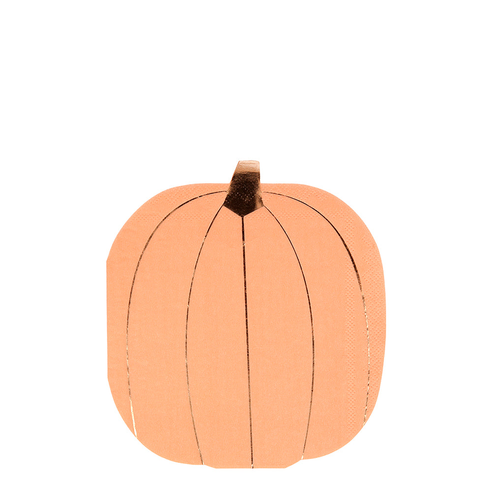 Servilletas con forma de Calabaza Halloween Meri Meri