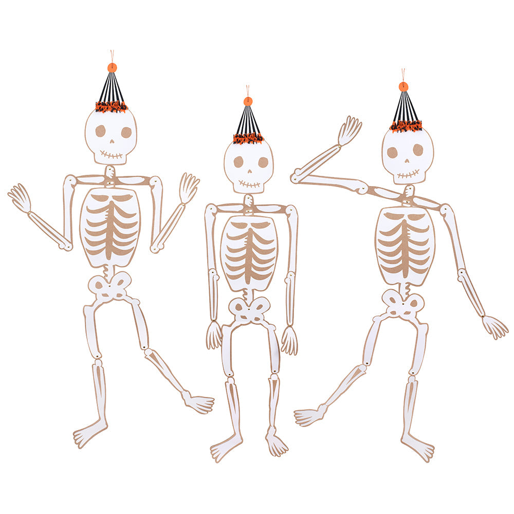 Esqueletos para colgar Halloween vintage Meri Meri