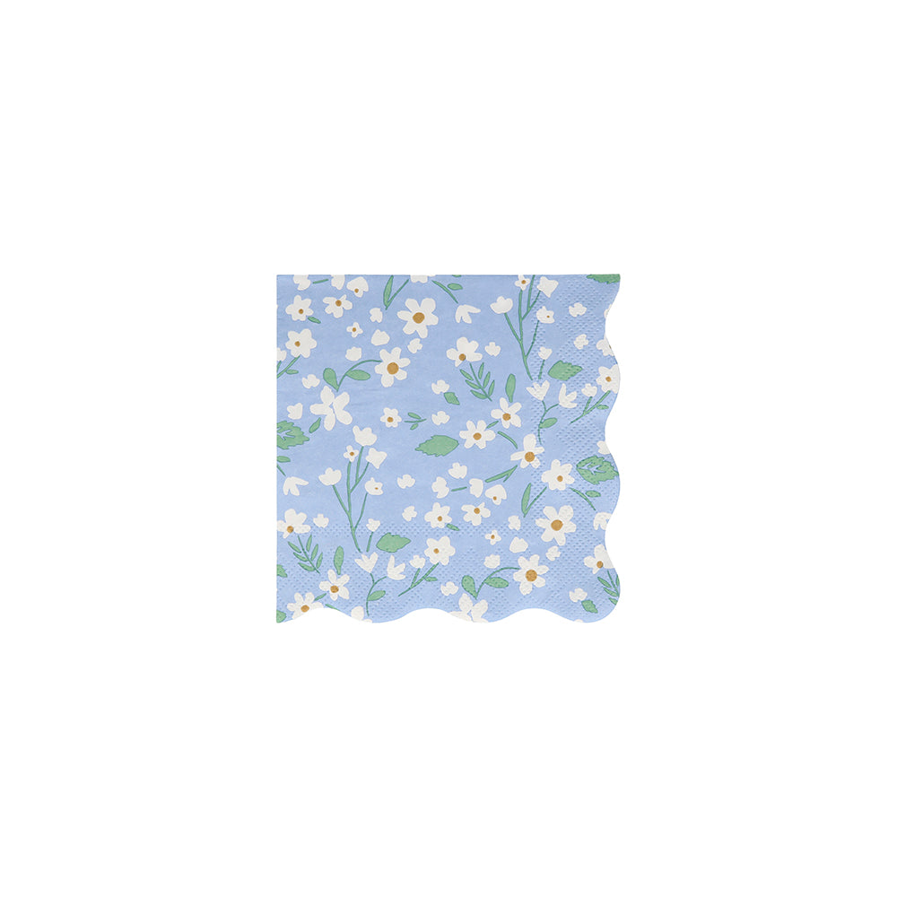 Servilletas flores mini 4 colores pequeñas Meri Meri