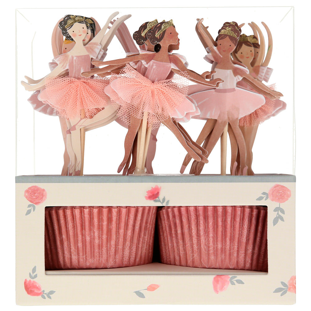 Kit para cupcakes Bailarinas de ballet Meri Meri