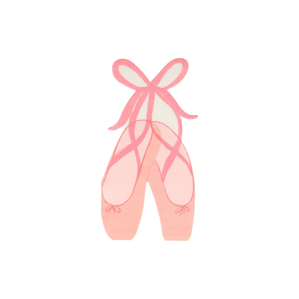 Servilletas con forma de zapatillas de ballet Meri Meri