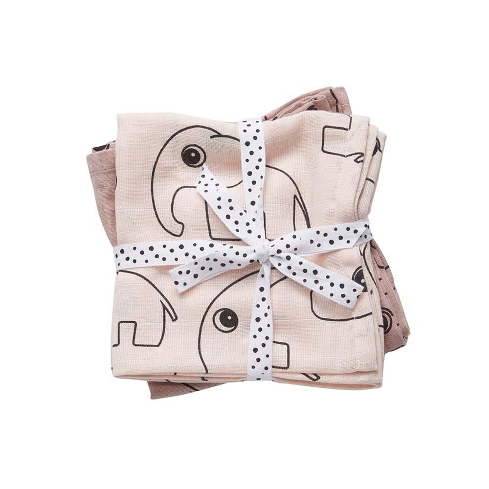 Set 2 Tutos de Muselina Rosa Done By Deer