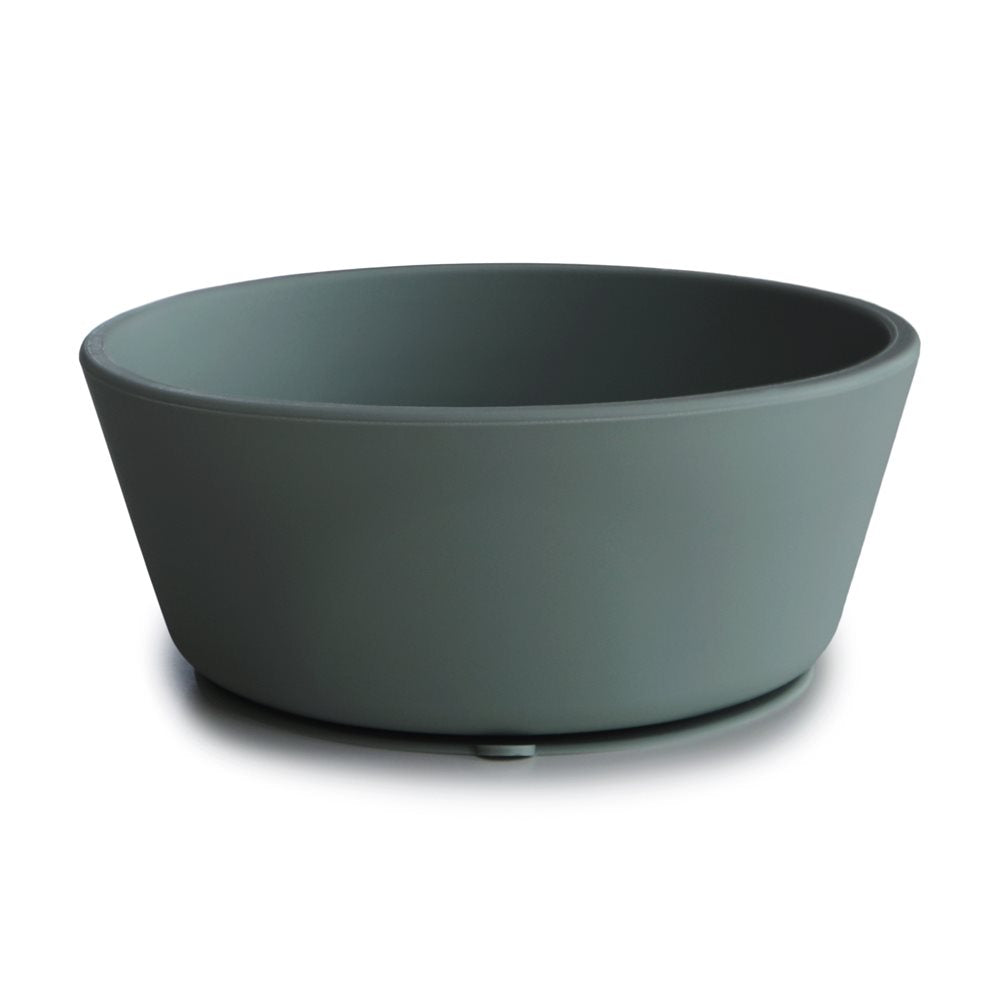 Bowl Redondo Silicona con Succión Mushie Dried Thyme