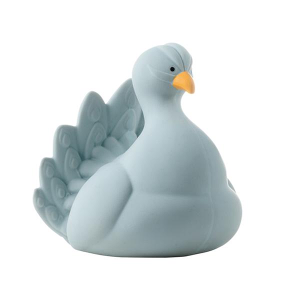 Juguete para el Baño Natruba Pavo Celeste