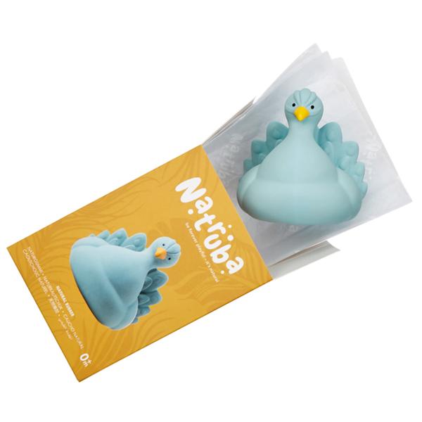Juguete para el Baño Natruba Pavo Celeste
