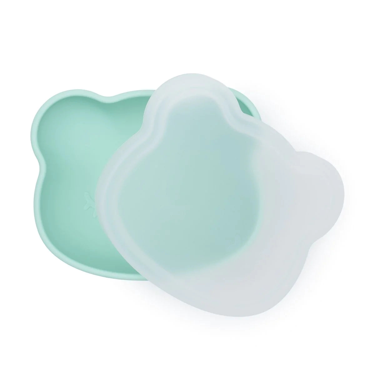 Bowl Oso con ventosa y tapa, Verde Menta