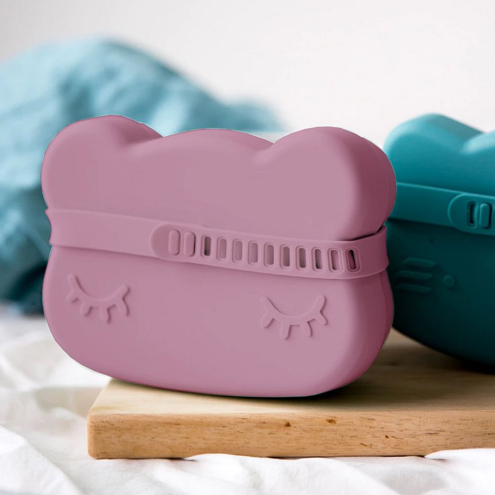 Caja para Snack Oso Rosa viejo We Might Be Tiny