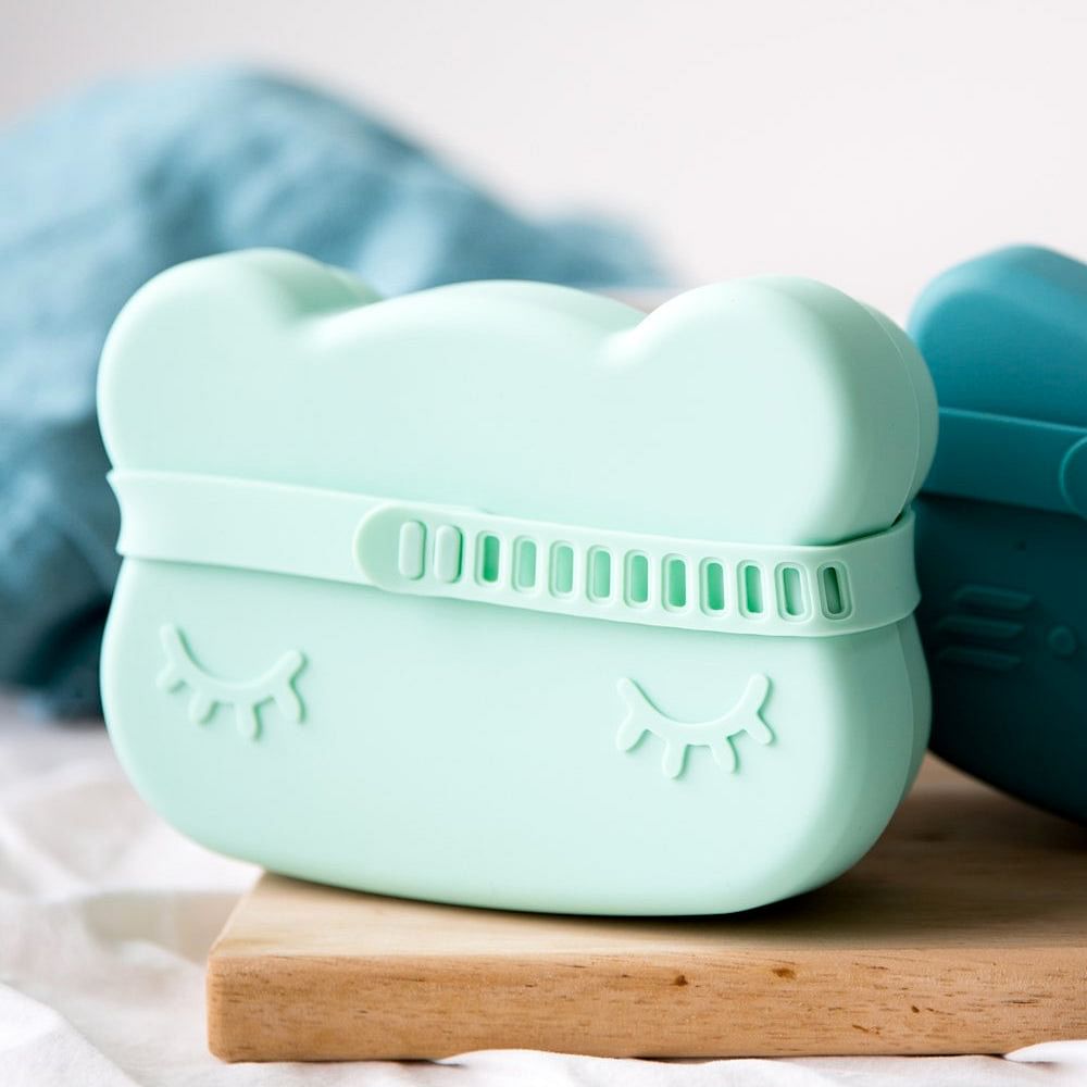 Caja para Snack Oso Verde menta We Might Be Tiny