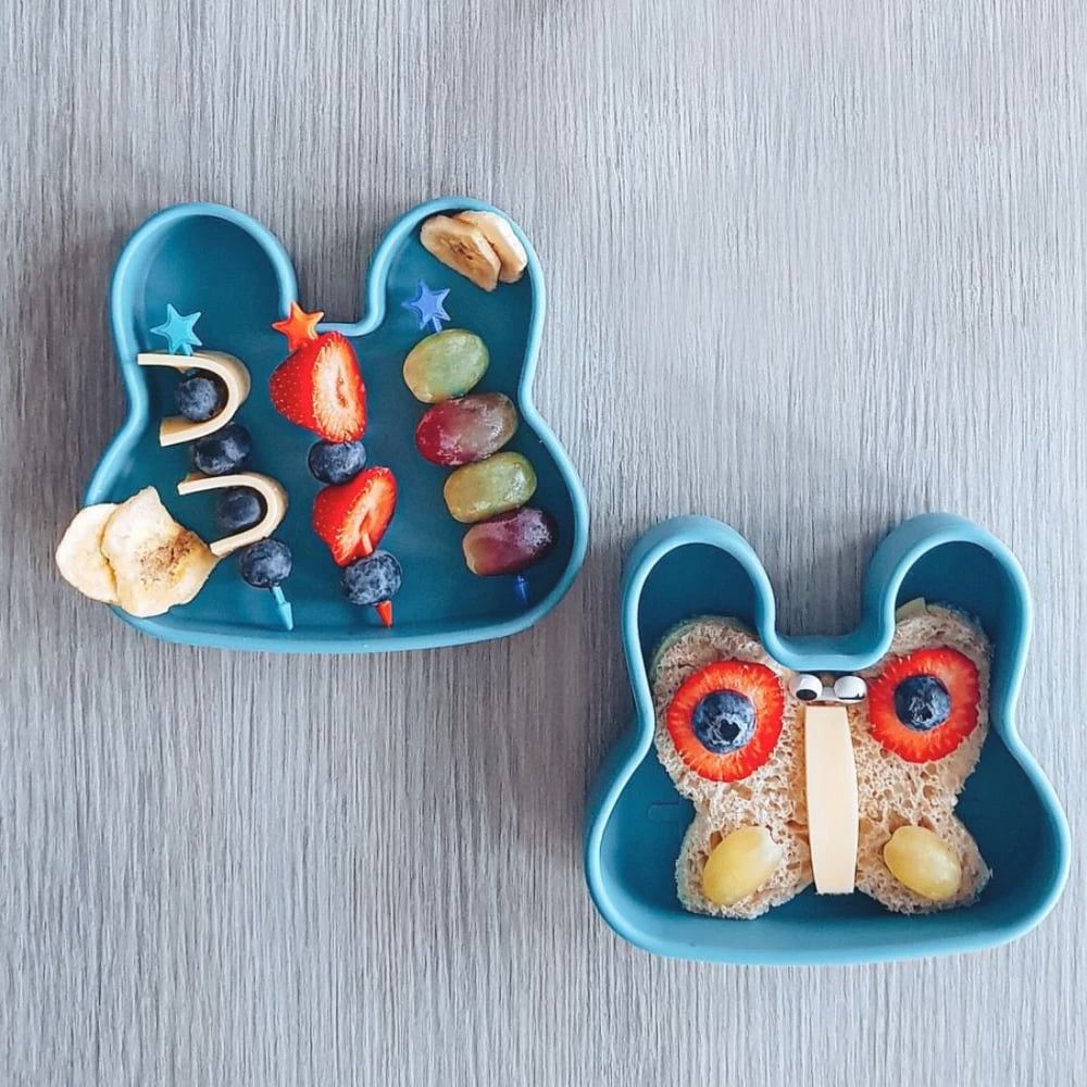 Caja para Snack Conejo Azul Oscuro We Might Be Tiny