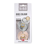 Chupete Bibs Colour x2 | 0-6 Meses | Cloud & Blush