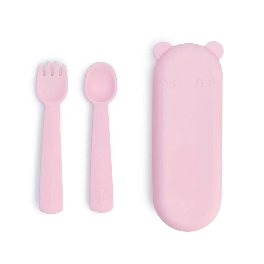 Cubiertos con caja Rosa pastel We Might Be Tiny