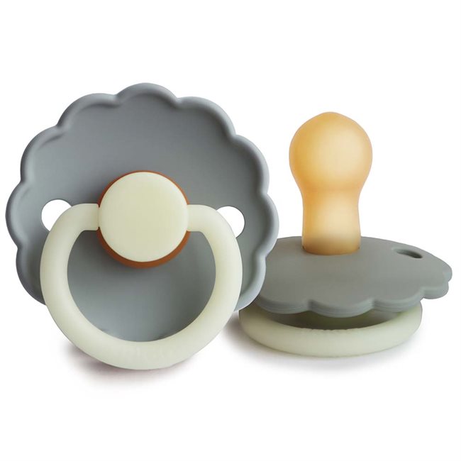 Pack de 2 Chupetes Frigg Night French Gray/Portobello Talla 1 (0-6 meses)