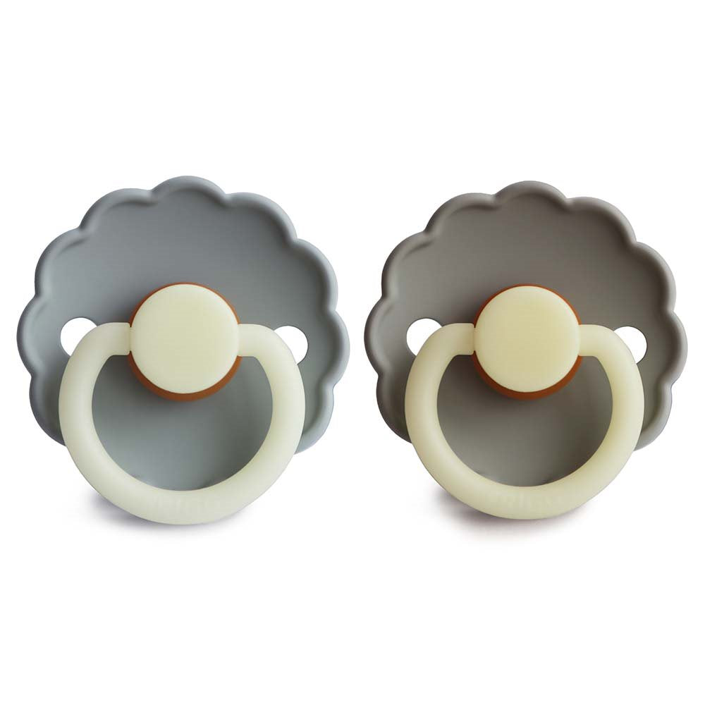 Pack de 2 Chupetes Frigg Night French Gray/Portobello Talla 1 (0-6 meses)