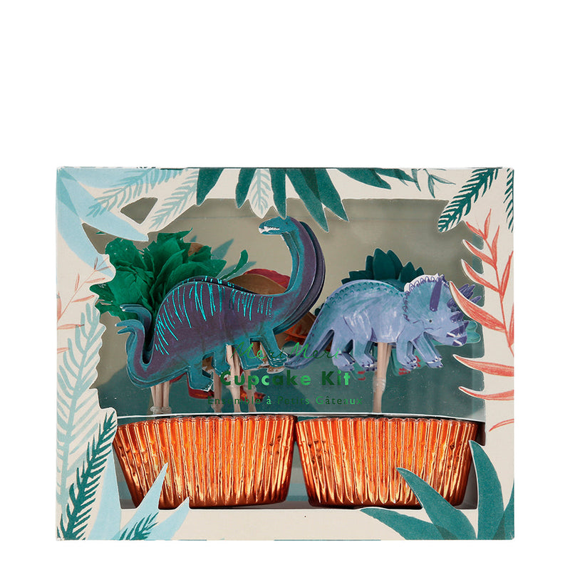 Kit para cupcakes Reino de los Dinosaurios Meri Meri