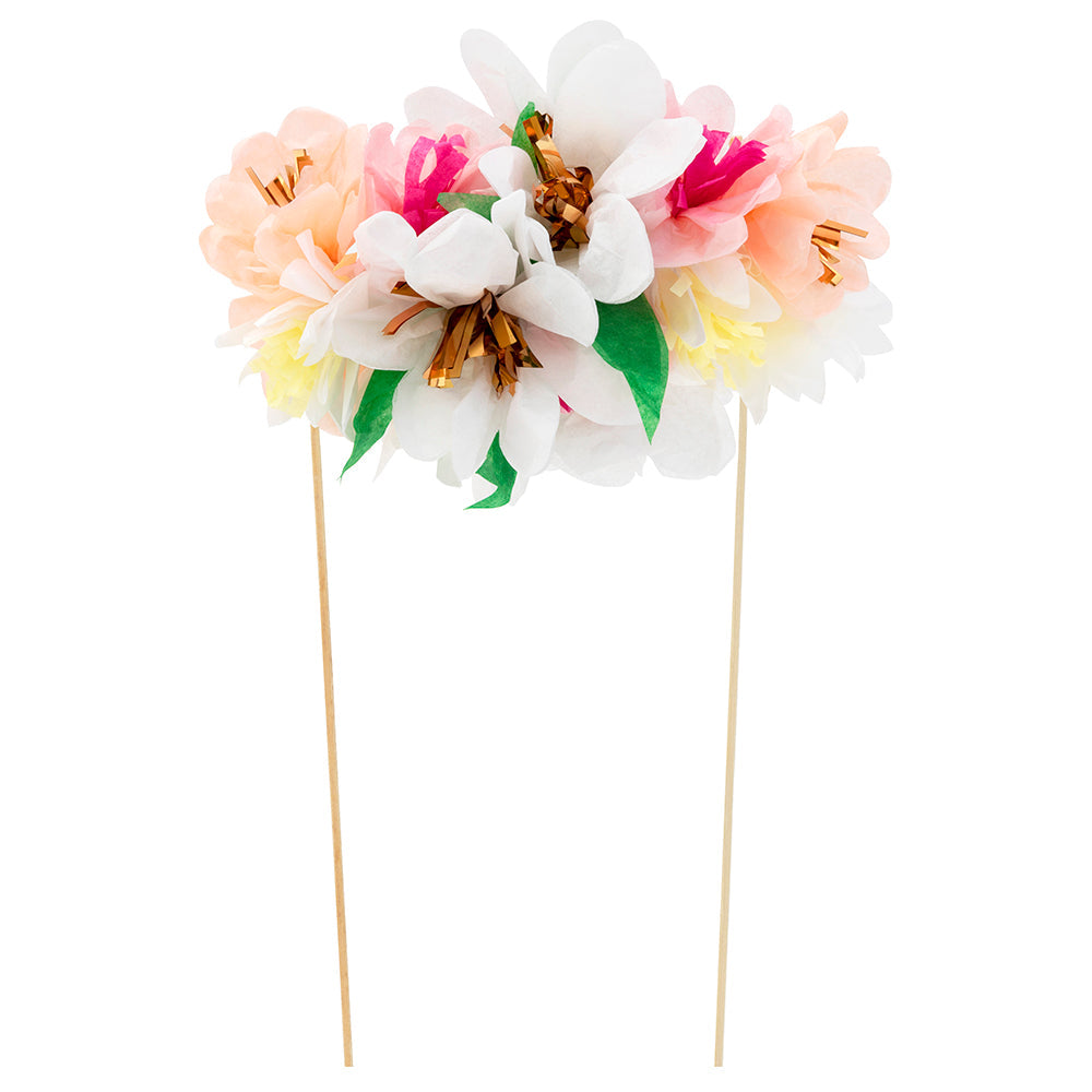 Topper para torta Ramo de flores Meri Meri
