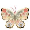 Platos con forma de mariposas florales Meri Meri
