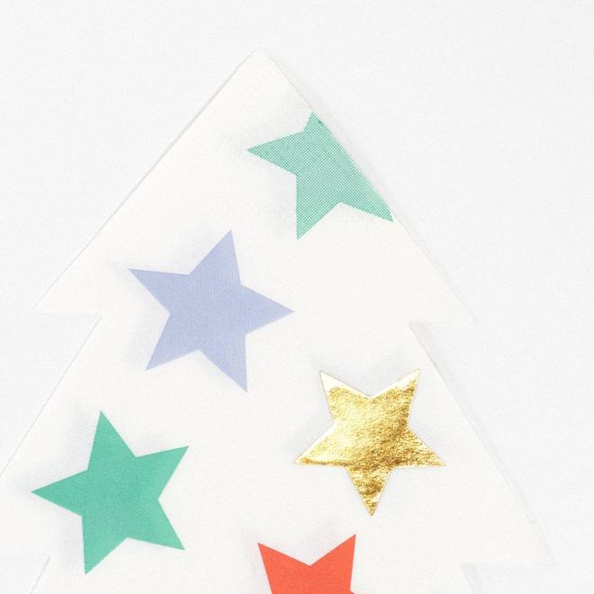 Servilletas árboles de Navidad pastel Meri Meri
