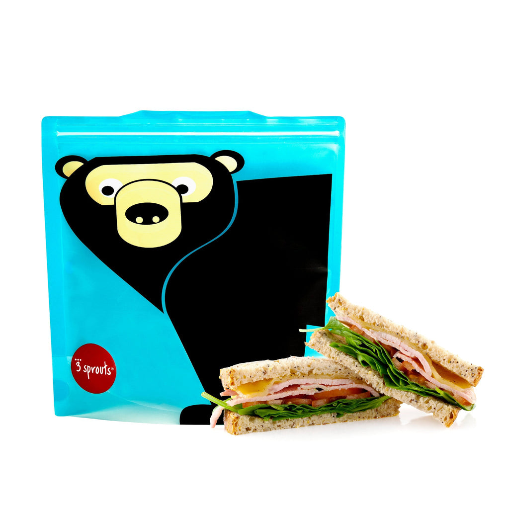 Bolsas Reutilizables para Sandwich Oso