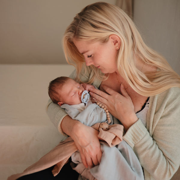 Pack de 2 Chupetes Frigg Moon Phase Powder Blue/Slate Talla 1 (0-6 meses)