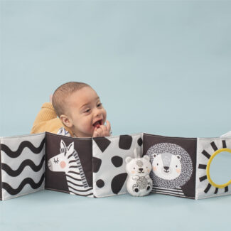 Libro Savannah Blanco y Negro Taf Toys