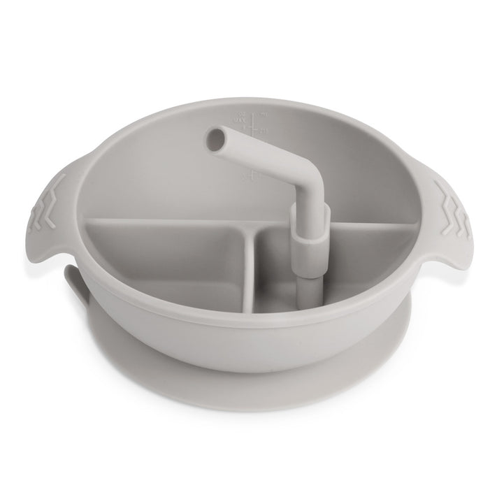 Bowl con divisiones y base de ventosa Gris Haakaa
