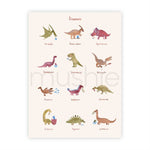 Póster Dinosaurs Mushie