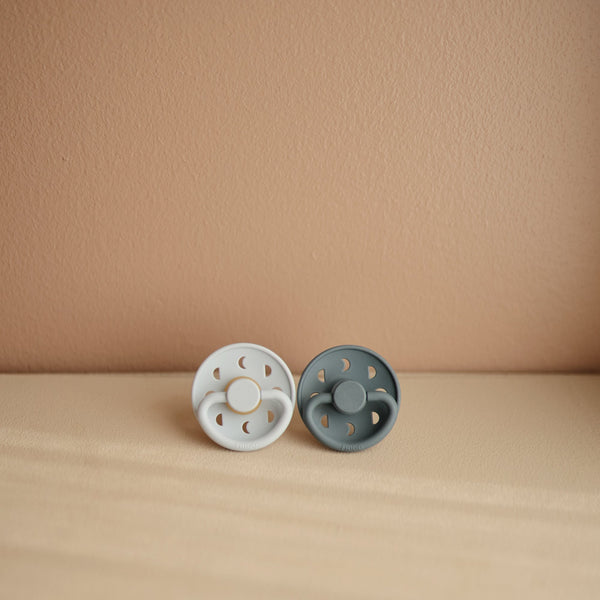 Pack de 2 Chupetes Frigg Moon Phase Powder Blue/Slate Talla 2 (6-18 meses)