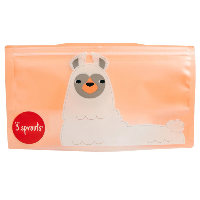 Bolsas Reutilizables para Snack Llama