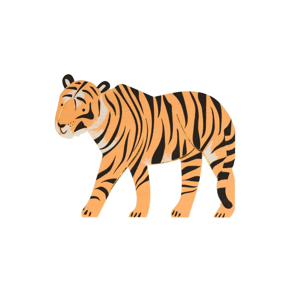 Servilletas con forma de tigre Meri Meri