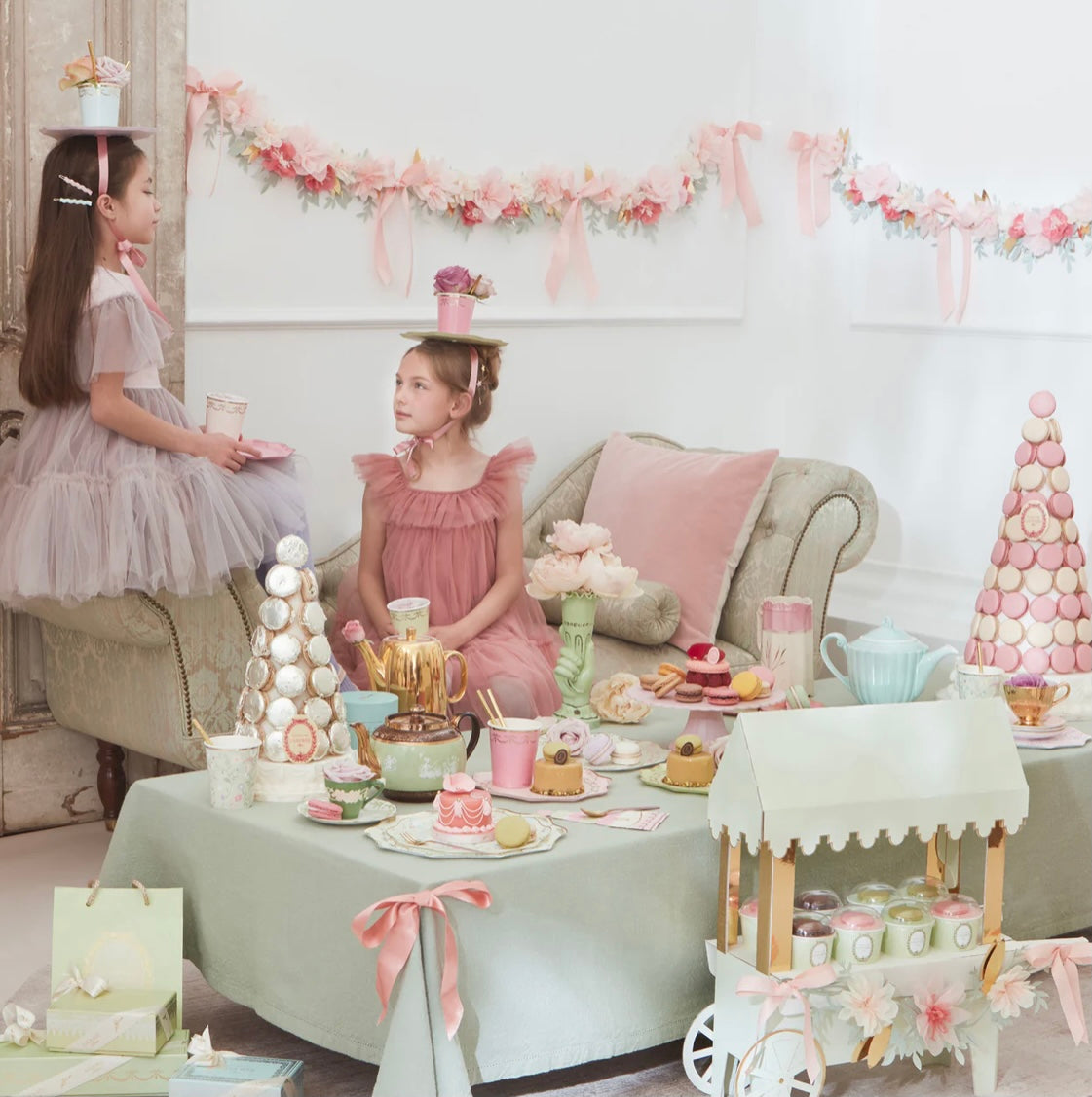 Guirnalda floral Ladurée Paris Meri Meri