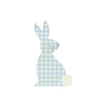 Servilletas con forma de conejo cuadrillé (4 colores) Meri Meri