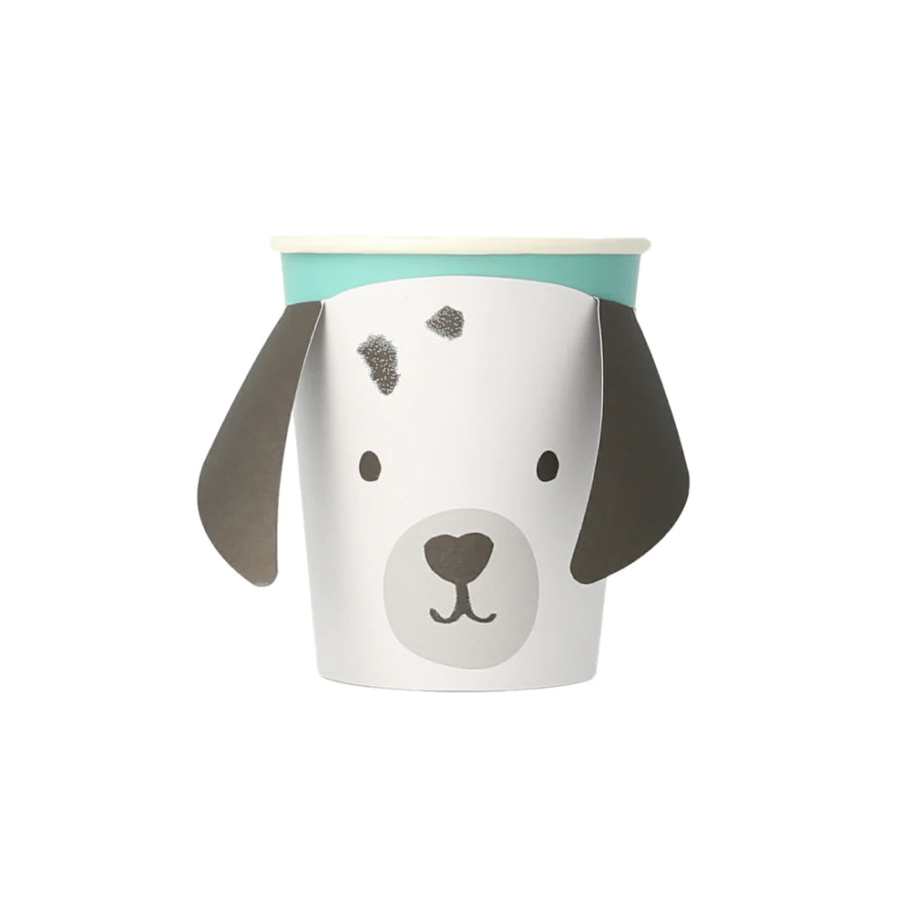Vasos con funda de cachorros Meri Meri