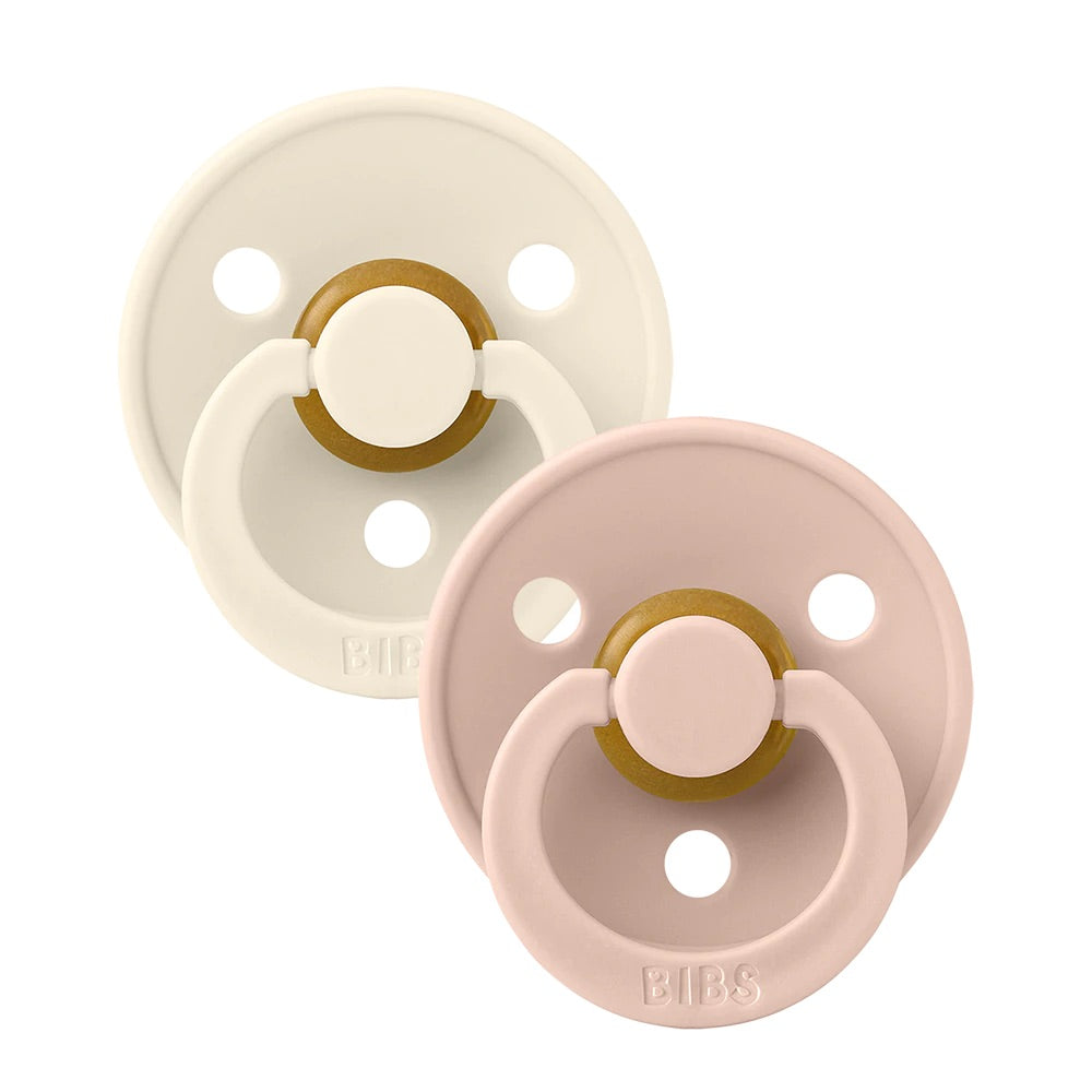 Chupete Bibs Colour x2 | 0-6 Meses | Blush & Ivory