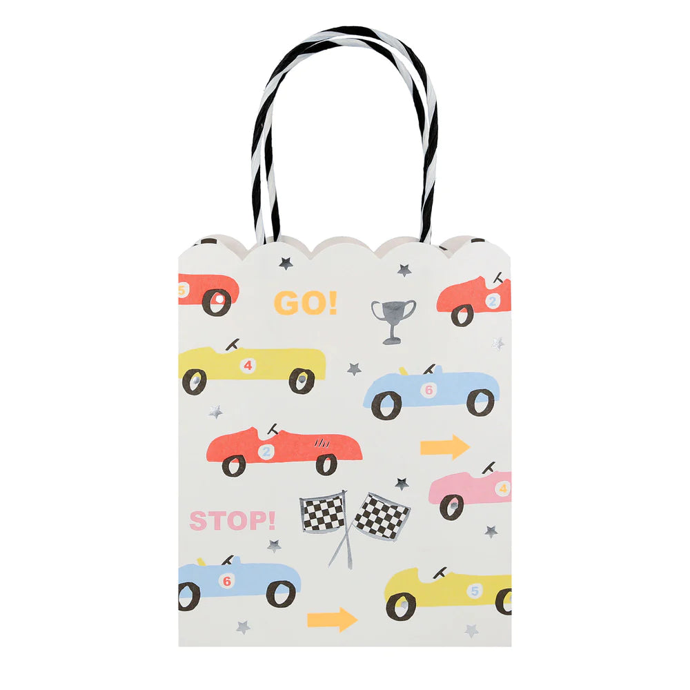 Bolsas autos de carrera Meri Meri