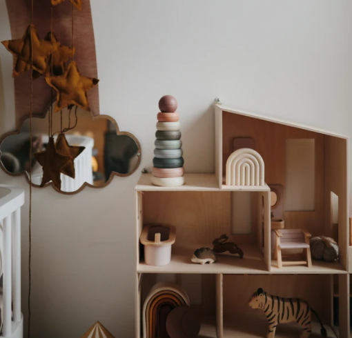 Juego de Apilar Anillos Mushie Original